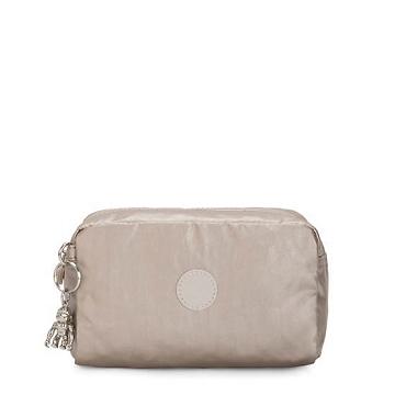 Kipling Gleam Metallic Pouch Taske Beige | DK 2132BE